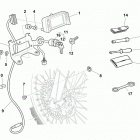 TE - SM 610 Speedometer, tools bag
