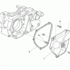 SM 450 RR L.h. half crankcase covers