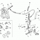WR 250-WR 250 U.S.A. Rear hydraulic brake