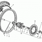 WR 250-WR 250 U.S.A. Переднее колесо