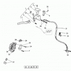 TE - SM 610 Front hydraulic brake