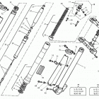 TE - SM 610 Front fork assembly