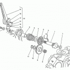 CR, WR, WR U.S.A. 125 Кик стартер