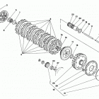 CR, WR, WR U.S.A. 125 Clutch, primary drive