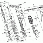 CR, WR, WR U.S.A. 125 Задняя подвеска