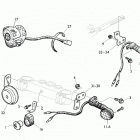 CR, WR, WR U.S.A. 125 Blinkers, horn (wr 125)
