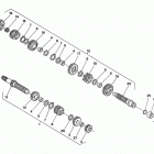 CR, WR, WR U.S.A. 125 Трансмиссия
