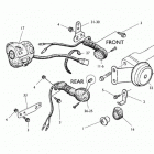 TE 570-SM 570 R Blinkers, horn