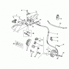 WR, CR 125 Front hydraulic brake