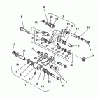 WR, CR 125 Rear suspension linkage