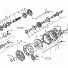 TE 570-SM 570 R Transmission, shifter, clutch