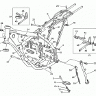 WR, CR 125 Frame, foot rests