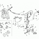 WR, CR 125 Rear hydraulic brake