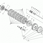 WR, CR 125 Clutch, primary drive