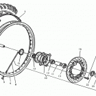 TE, TC 570-SM 570 R Переднее колесо