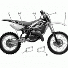 WR, CR 125 Trim (cr 125-wr 125 usa)