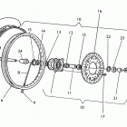 TE, TC 570-SM 570 R Front wheel (sm 570 r)