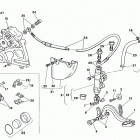 WR, CR 125 Rear hydraulic brake