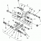 WR, CR 250-WR 360 Rear suspension linkage