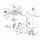 WR, CR 125 Front hydraulic brake