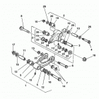 WR, CR 125 Rear suspension linkage
