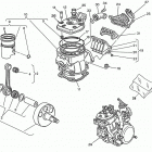 WR, CR 250-WR 360 Cylinder head, cylinder, piston, crankshaft (wr 360)