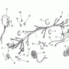 SM 610 S Main wiring harness, electrical parts