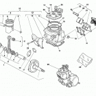 WR - CR 250-WR 360 Cylinder head, cylinder, piston, crankshaft (wr - cr 250...