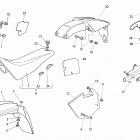 SM 610 S Panel, fenders, seat