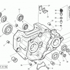 SM 610 S L.h. half crankcase