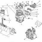 WR - CR 250-WR 360 Cylinder head, cylinder, piston, crankshaft (wr 360)