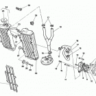 WR - CR 125 Система охлаждения