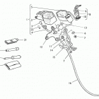 SM 610 S Speedometer, tools bag