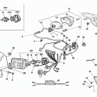 WR - CR 125 Electric system, plate holder, number holder (wr 125)