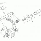 SM 610 S Piston, crankshaft