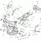 TE 410-610 E Dual Purpose-TE 610 E-LT-SM 610 S Frame, foot rests