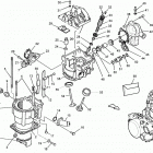 TE 410-610 E Dual Purpose-TE 610 E-LT-SM 610 S Cylinder head, cylinder