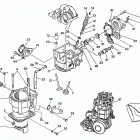 SM 610 R Cylinder head, cylinder