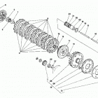 WR-CR-WR U.S.A. 125 Clutch, primary drive
