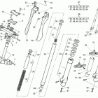 TE 410-610 E Dual Purpose-TE 610 E-LT-SM 610 S Front fork assembly + 45 (te 410 e dual purpose-te 610 e...
