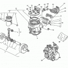 WR-WR U.S.A. 250-360-CR 250 Cylinder head, cylinder, piston, crankshaft (wr-wr u.s.a...