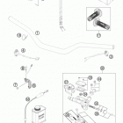 350 SXF CHASSIS Руль