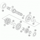 FREERIDE 250 R ENGINE Трансмиссия-ведомый вал