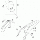 450 XCF CHASSIS Обтекатель , крылья