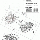 450 XCF ENGINE Картер двигателя