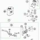 1290 ADV WHITE CHASSIS Главный цилиндр тормозной