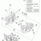 450 XCW ENGINE Картер двигателя
