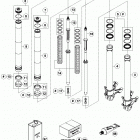 1290 SUPERDUKE R BLACK CHASSIS Передняя вилка
