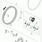 690 ENDURO R CHASSIS Переднее колесо
