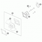 85 SX ENGINE Reed valve housing